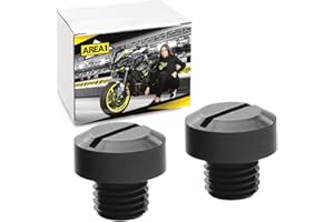 ‎AREA1 Area1 Motorroller Spiegel Gewindeabdeckung 2Stück M8 Rechtsgewinde/Blindstopfen für Lenkenendenspiegel. Kompatibel mit Piaggio Honda Kymco Yamaha Peugeot Suzuki Sym Niu Daelim KSR Nova Motors GN