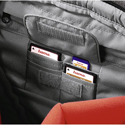 Hama Kamerarucksack für 2 DSLR Kameras und Ausrüstung (Fotorucksack, 21 L, Schnellzugriff, Tabletfach, Regenschutz, Stativhalterung, handgepäcktauglich) Kameratasche schwarz - 18