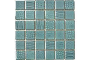 CONWIRE Mosaik Fliesen Mosaikfliesen Keramikmosaik Keramik Kachel grün Celadon Heritage Emerald