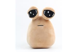 TKGEOUE 22 cm Peluche Alieno,Alieno Pou di Peluche,Carino Pou Peluche Morbido Cuscino,Peluche Alieno, Bambola Pou di Peluche,Alieno di Emozione Peluche, Bambola Carino Pou Peluche