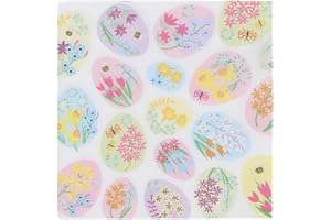 Gisela Graham Floral Eggs Easter Themed Napkins
