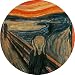 Produktbild Scream Munch Round Mousepad Mouse Pad Great Gift Idea by MYDply