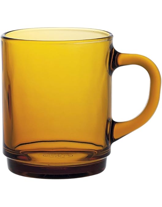 Duralex Vermeil DX2000 Gobelets 212,6 Gram/210 Ml – Lot De 6 | 21 Cl Lunettes, Verres Renforcé, Trempé Verres, Gobelets Highball, Cocktail Highball Lunettes