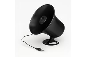 Eagle PA Horn Speaker, Indoor/Outdoor Use, Adjustable Bracket, 3m Lead, 3.5mm Jack Plug Commercail and Domestic Use, Public Address, CB Radio, Communications, Extensions