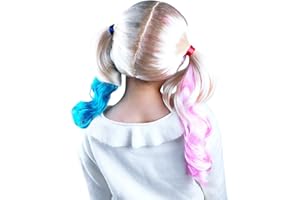 ‎THEMATYS thematys Filmheldin Quinn | Bösewicht Perücke | Selbstmord Squad | Superhelden Kostüm | Erwachsene | Damen | Kostüm | Karneval | Halloween | Cosplay | Geburtstag | Fasching | Mottoparty (Style002)