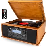 LAUSON IVX23 3-Speed Bluetooth Turntable with Built-in Stereo Speakers