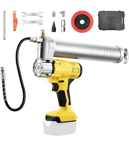 Pistolet à Graisse électrique 12 000 PSI Haute Pression Sans