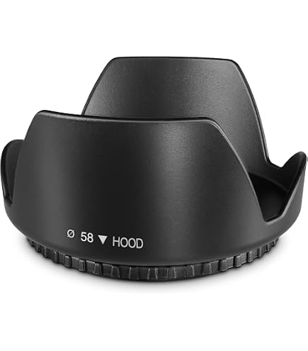 Vhbw Paraluce Rotondo In Metallo Per Obiettivi 43mm | Argento | Riduce Luce Parassita E Protegge L'Obiettivo