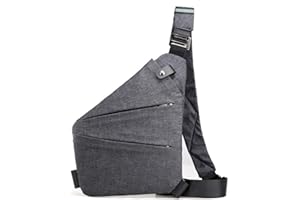 Gipfelfreund Anti Diebstahl Tasche, Diebstahlsichere Tasche, Crossbody Bag, Umhängetasche Damen, Damen-Schultertaschen, Brusttasche Herren, Sicherheitstasche Reise für Herren