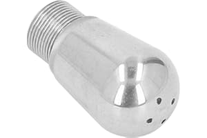 TOPINCN Punta de Boquilla de Vapor Boquilla de Acero Inoxidable Cafetera Punta de Boquilla de Vapor Reemplazo de Boquilla de Espuma de Leche de 4 Orificios para Cafetera Breville Serie 8