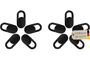 jaramari® 5X Cubierta Webcam Cover Ultra Fina – Tapa Cámara Portátil para Ordenadores, PC, Móviles, Tablets – Protector Cubre Webcam - Accesorio para Tapar la Cámara y Proteger la Privacidad