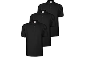 ALPIDEX Herren Polo Shirts 3er Set Poloshirt Männer Tshirt Kurzarm Shirt Einfarbig Casual Polohemd S M L XL XXL 3XL 4XL 5XL