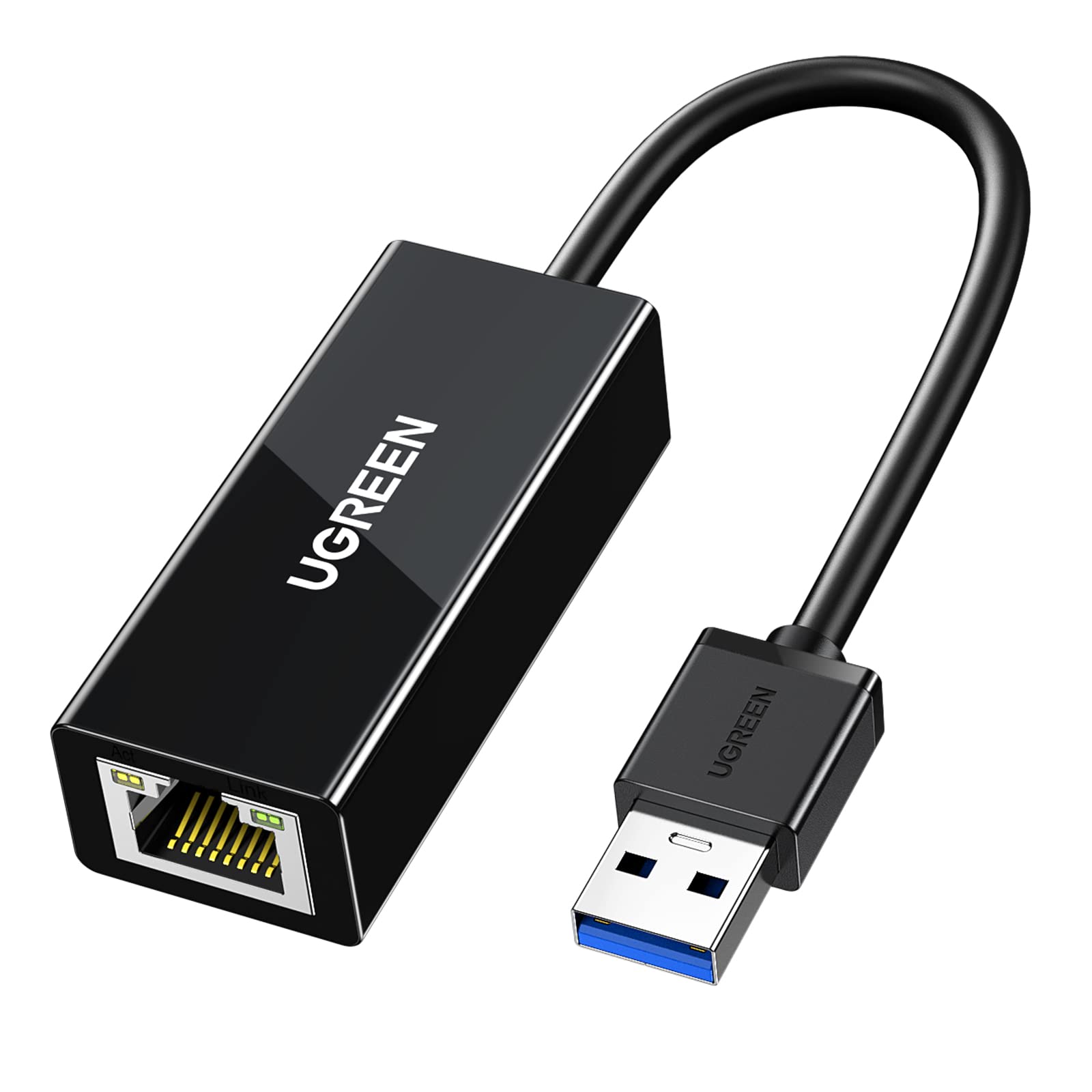 UGREEN Ethernet Adapter USB 3.0 Gigabit 10 100 1000 Mbps Rj45 Cable Connector Wired Internet LAN Converter Compatible with Switch OLED MacBook Windows macOS Linux Chrome OS