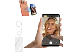 Shimbol CP5 Ultra, 5‘’ 1080P Full Touch HD Telefon Vlog Selfie Monitor Screen für iPhone & Android - Drahtlose Aufnahme, Bluetooth-Fernbedienung, Rückwärtskontrolle für TikTok Live Streaming (Schwarz)