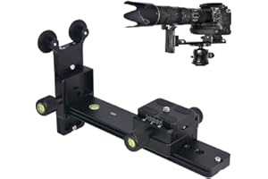 Fotga L200 Support d'objectif à dégagement rapide + rail coulissant pour téléobjectif à longue focalisation et trépied à tête boule pour appareil photo reflex numérique
