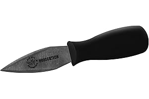 HOUSE CLOUD Apriostriche/Cozze, Coltello per ostriche cozze vongole veraci Acciaio Inox