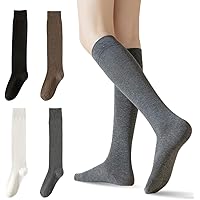 Calcetines Lucchetti Milano - Algodón Estampado - Invierno - Tallas 35-40 - Hechos En Italia - Pack 4 Pares