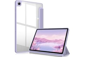 TXWLLIU Etui do Samsung Galaxy Tab A9+/A9 Plus 11 Cala 2023, Wspornik Trójskładany, Ochronne z PC Twardym Tyłem, Automatycznym Wybudzaniem/Uśpieniem, Jasny Fiolet