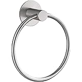 Amazon Basics – toallero redondo moderno, Níquel satinado ...