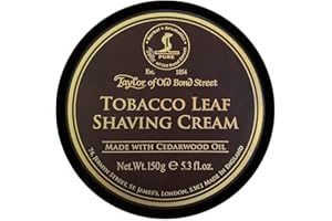 Taylor Of Old Bond Street Shaving Cream Pot 150g - Tobacco Leaf