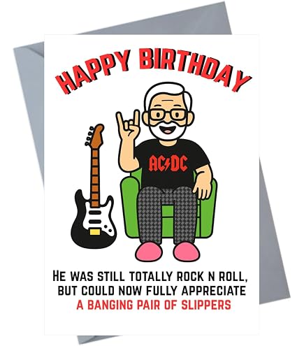 Lustige Geburtstagskarte Für Männer – „You Still Totally Rock“, Umweltfreundlich