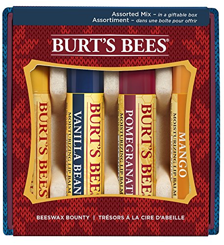 Burt's Bees Bounty Lip Balm Mix - Geschenkset, 1er Pack (1 x 4 Stück)