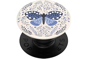 PopSockets: PopGrip - Rozkładany uchwyt i podstawka do telefonów oraz tabletów z wymiennymi krążkami PopTops - Boho Butterfly