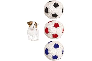 *NEW* 3 PACK DOG LIFE SMALL 12 CM BERBER WORLD CUP FOOTBALL SOFT PLUSH DOG PUPPY TOY