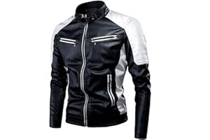 Hebezn Motorcycle Running Jacket, Red, Unisex, Adult, Winter, Biker, Anorak, PU Synthetic Leather, Polyester, Size L