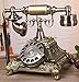Produktbild FACAI666 Europäisches Wohnzimmer antikes Telefon Haus Schlafzimmer Retro feste Telefon Mode Wählscheibe , bronze , #2
