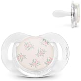 Suavinex, Pacifier for Babies 6/18 Months, Physiological Silicone Teat SX Pro, Flat, Symmetrical and Flexible, Respects Oral