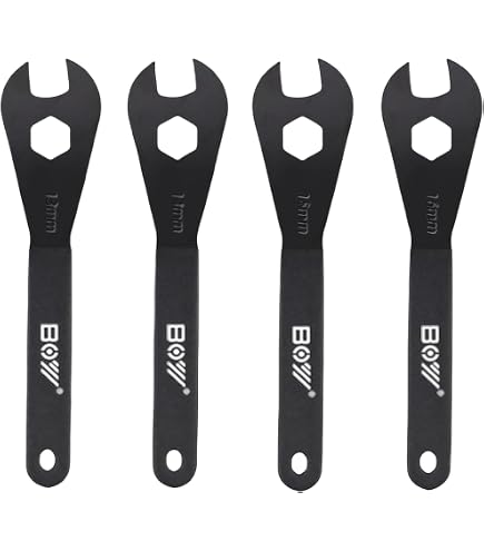 SULIVES Pedalschlüssel 17 Mm – Aus Karbonstahl, Für Fahrradreparaturen, Ergonomischer Griff