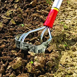 WOLFGARTEN Steel Multi Star Culti-Weeder without Handle (Silver)