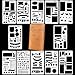 Produktbild Romote Bullet Journal Schablone Plastic Planner Schablonen Journal/Notebook/Tagebuch/Scrapbook DIY Zeichnungsvorlage Schablone 4x7 Zoll, 12 Stück