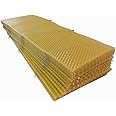 25 Wired SN4 Beeswax Foundation Honeycomb Beekeeping British National Super Hive Box Frame Beehive Base Sheets Beekeeper Tools Equipment Standard Wax Apiary Frames