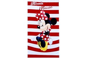 AYMAX Twenty feet Telo da Bagno Minnie Disney 100% Microfibra