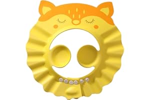 RICHOLYN Cuffia Doccia Bambini, Cappellino Da Doccia Regolabile Per Bambini, Visiera Doccia Bambini Per Il Lavaggio Dei Capelli, Cappello Doccia Per Bambini, Prevenire L'Acqua Flusso Verso Occhi E Viso