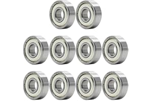 MAPLE ACE 608 ZZ Kugellager Premium Metalldichtung 8x22x7 mm, 608 ZZ (10 Stk.)