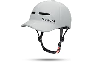 Gudook Casco da ciclismo per adulti, uomini e donne, in stile baseball, comodo, leggero, regolabile e certificato
