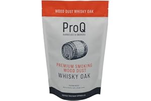 ProQ Premium Smoking Wood Dust (3 x 1.2L Pack) - Food Smoker Dust - Cold Smoking Dust - Whisky Oak