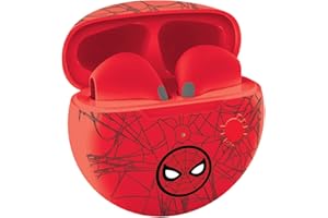 Lexibook, Spider-Man, Cuffie wireless, Bluetooth con Microfono e Pulsante di controllo, Batteria Ricaricabile a Lunga Durata, HPBT05SP