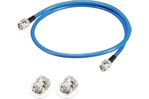 Superbat 3G/6G/12G SDI Cable 1m BNC Belden 1694A Cable 75ohm Male to Male SDI Video Cable for HD Camera CCTV Monitor SDI Video Equipment Supports HD-SDI/3G-SDI/6G-SDI/12G-SDI/4K/8K.