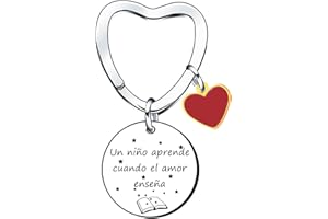 Lumengqi Maestro Llavero Regalo Maestro Llavero Maestro Gracias Maestro por el Regalo Grabado Llavero Graduación Regalos Cumpleaños Regalo del dia del Maestro Regalo de acción de Gracias