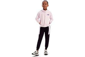 Dmwhsy 2Pack Filles Enfants Tenues Survêtement Ensemble Rayé Bomber Lettre Imprimé Zippé Haut Court Manches Longues avec Poches Bas Sport Authentique Jogger Pantalon à Cordon pour 4-15 Ans