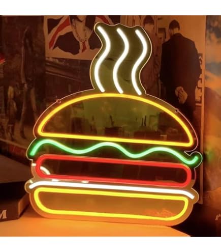 Insegna Luminosa LED Pizza - Per Vetrine O Muri, Luci Lampeggianti Rosse E Blu, Adattatore 220V Incluso - Foto 5