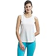 Jockey AW77 Women's Super Combed Cotton Rich Regular Fit Solid Curved Hem Styled Tank Top