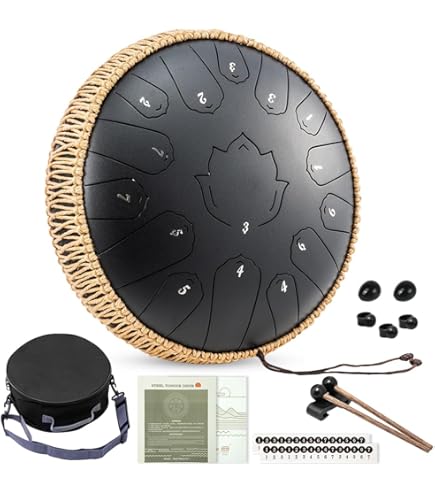 RAV Vast D Major - Metal Handpan Drum - 9 Notes Steel Hand Tongue