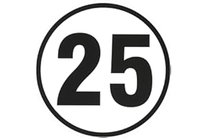 KDS 25 kmh Schild Auto LKW Trecker Anhänger Schlepper 20 cm Alu-Verbundmaterial