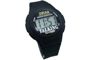 VISIONU Nergo Reloj Parlante en Español para Ciegos, Niños, y Los Ancianos, Deportes Electrónicos Hablar Relojes Gatget Regalo 768TS-ES