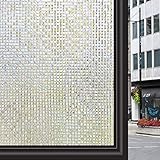 Nivel de privacidad: Proporciona 80 Precent Privacy, esta película para ventana permite la entrada de luz natural y no oscurecerá tu habitación (no es recomendable para el baño)